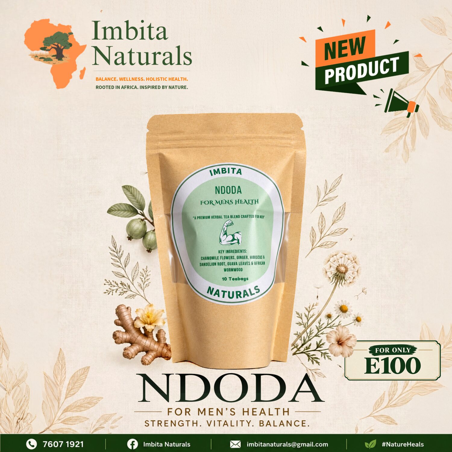 Ndoda men's health tea